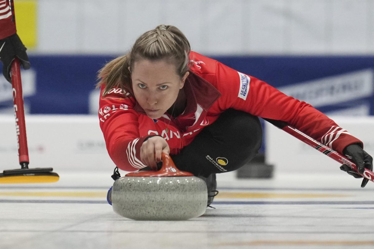 Canadian Rachel Homan during World Women’s Curling Championship in South Korea last year. (Lin Jin-man, Associated Press).